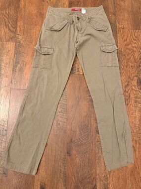 UNIONBAY Olive-Tan Cargo Pants with Utility Pockets